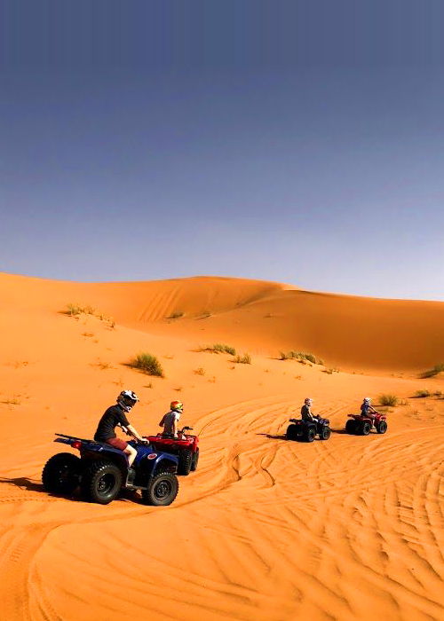 Activity Quad Bike In Merzouga Desert dunes of Erg Chebbi
